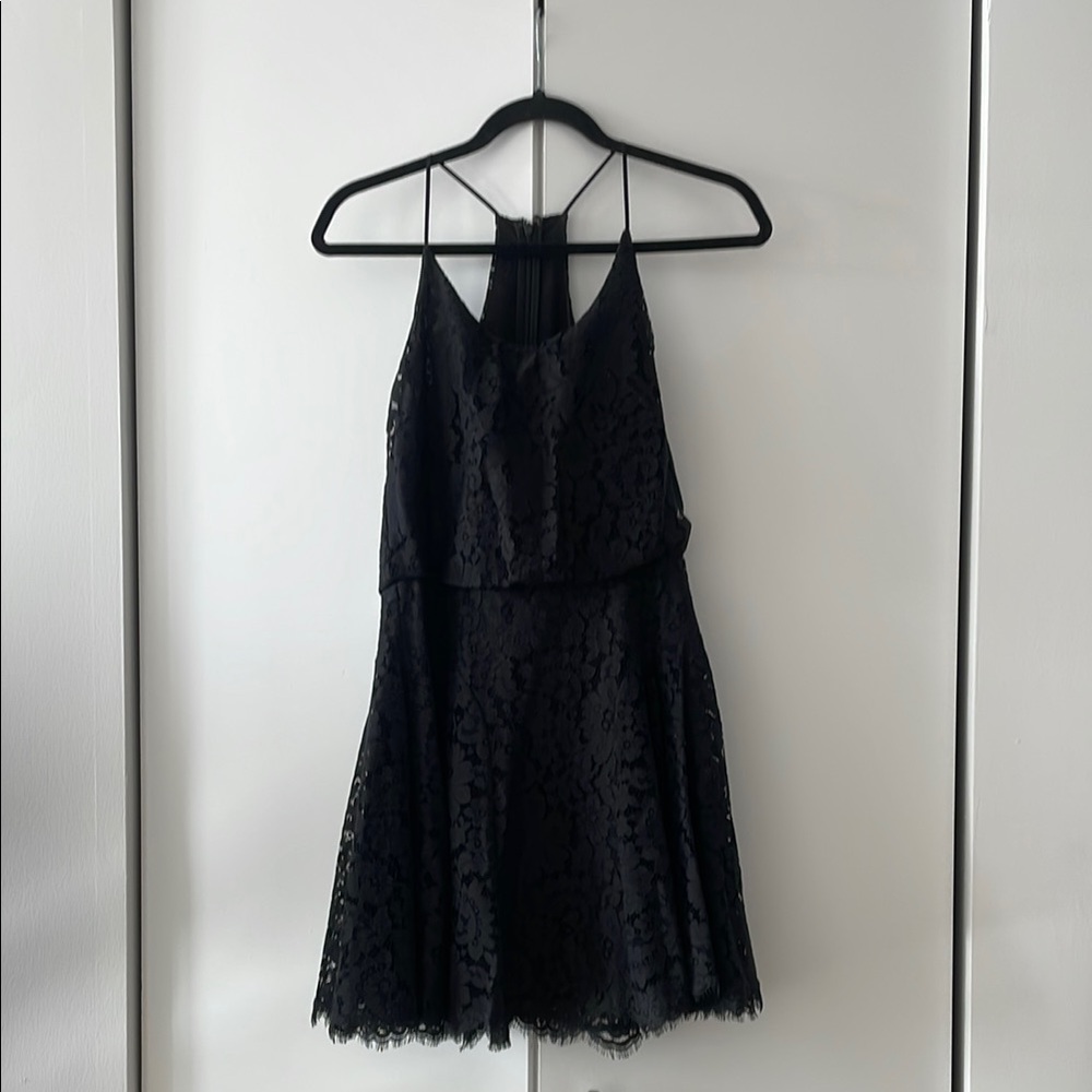 [Joie] short Black Lace Dress